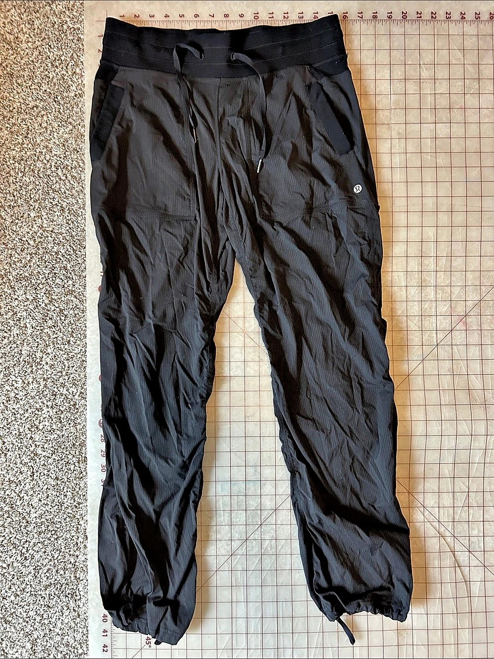 lululemon Dance Studio Mid-Rise Pant Regular Black Size 8 Reg